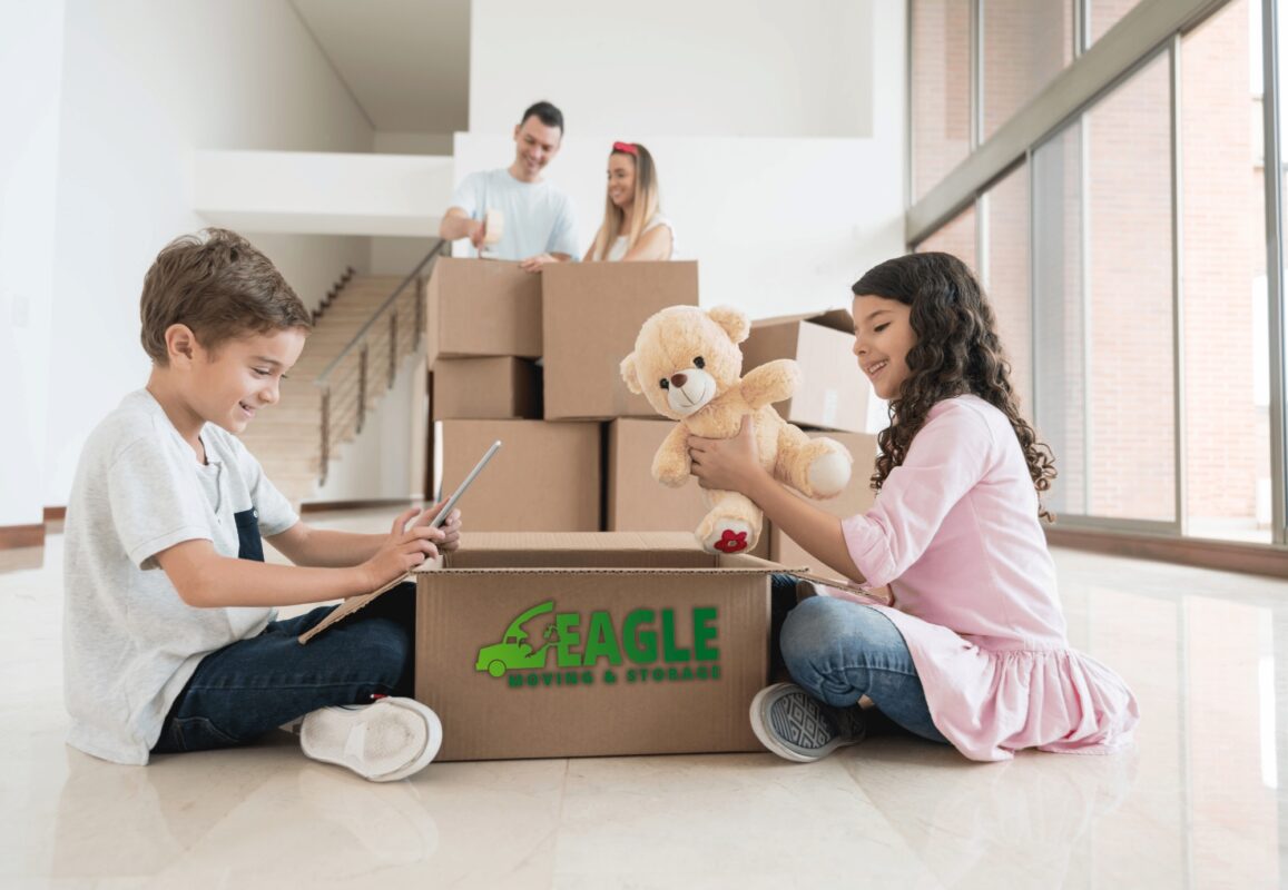 how to move with kids - eagle moving and storage