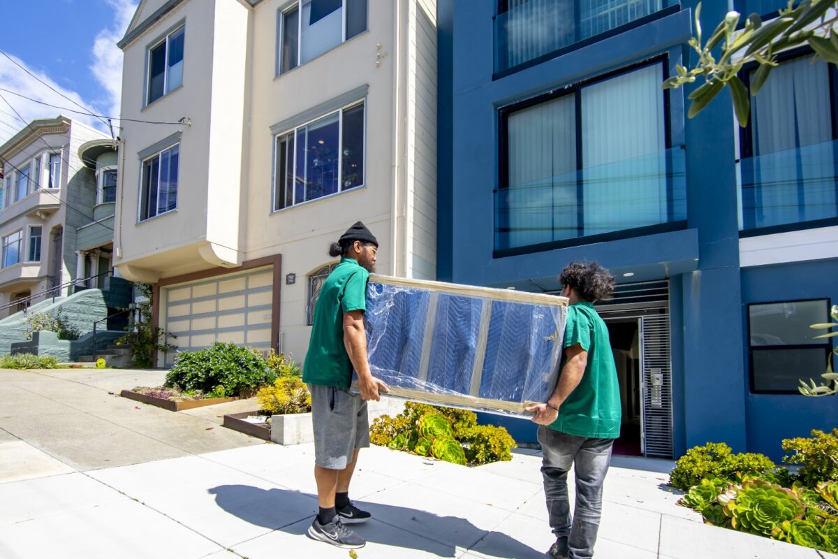 guys carrying the furniture